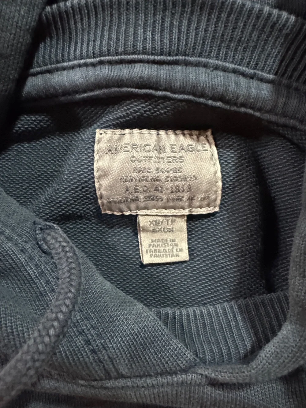 American Eagle Outfitters Navy Pullover Hoodie
